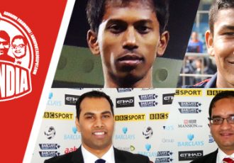 #F95India – Godwin Franco, Nirmal Chettri, Chris Punnakkattu Daniel and Arunava Chaudhuri at Fortuna Düsseldorf