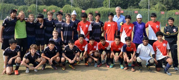 India coach Wim Koevrmans visits Delhi Youth League