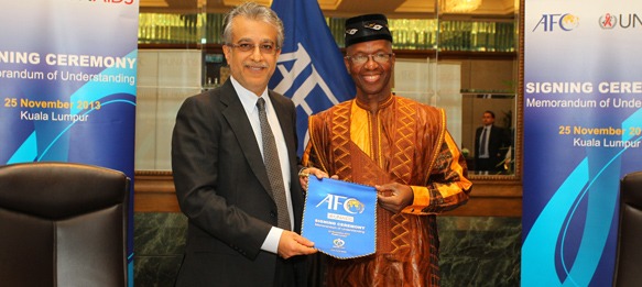 AFC and UNAIDS sign Memorandum of Understanding