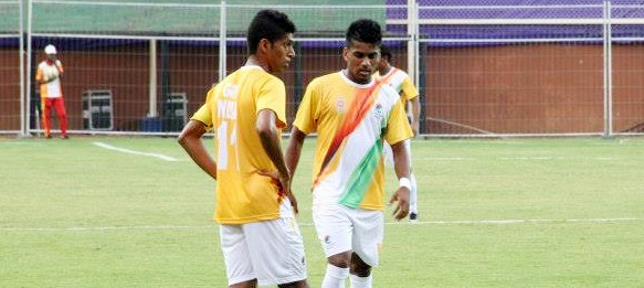 Brandon Fernandes in action for Goa-India