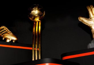 2014 FIFA World Cup Golden Ball, Golden Boot & Golden Glove trophies