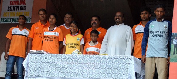 Sporting Clube de Goa adopt Pope John XXIII High School