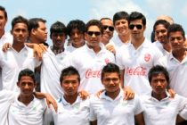 Sachin Tendulkar at the Coca-Cola Cup