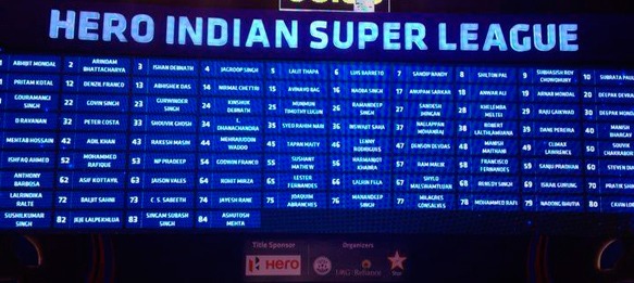 Indian Super League drafts