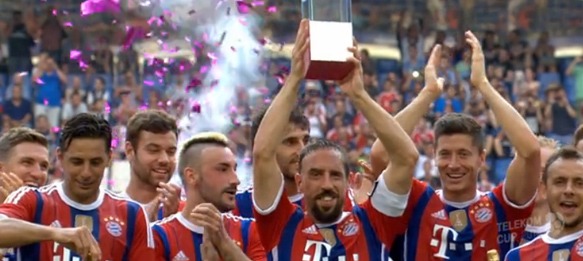 FC Bayern Munich win the Telekom Cup 2014