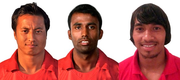 Raju Yumnam, Snehashis Chakraborty and Jessel Carneiro