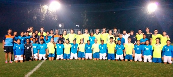 India Women's national team v Century Park FC