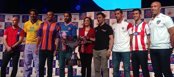 Hero Indian Super League (ISL) trophy