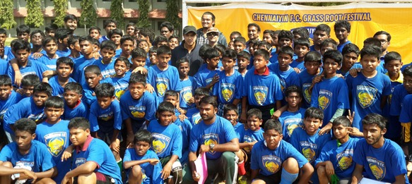 Chennaiyin FC conducts Grassroots Festival at St. Michael's Academy
