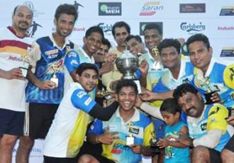 Indusind Bank triumph at Saran Corporate Soccer 5's 2015