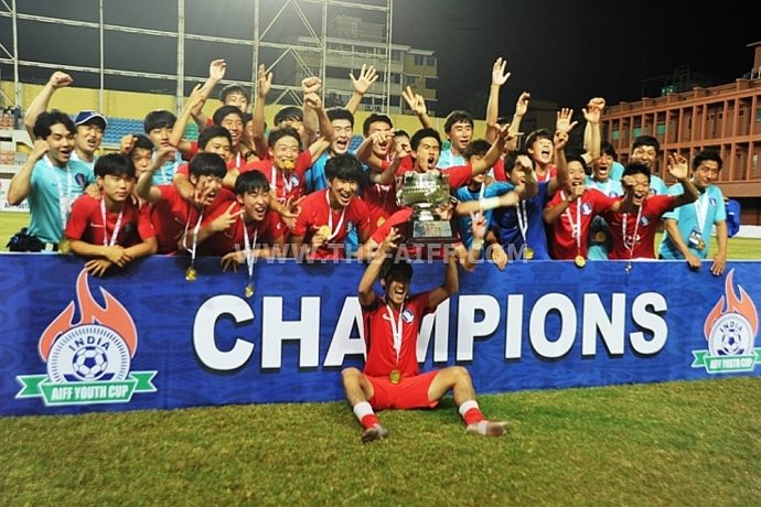 Korea Republic down United States to lift inaugural AIFF Youth Cup 2016