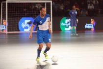 Cafu in action for Goa in the Premier Futsal league in India.