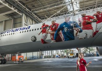 Lufthansa to fly FC Bayern Munich to the US with their own aircraft design