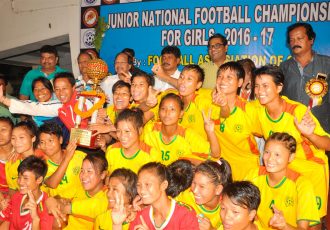 Manipur win Junior National Football Championship for Girls.