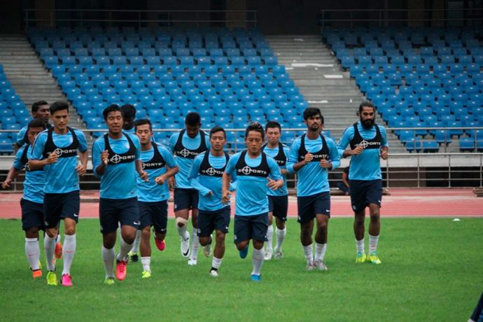 The Indian national football team.