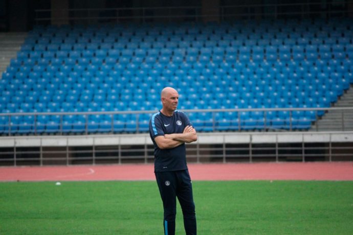 Indian national football team head coach Stephen Constantine.