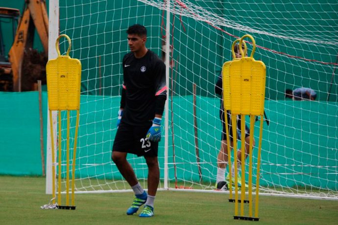 India goalkeeper Gurpreet Singh Sandhu.