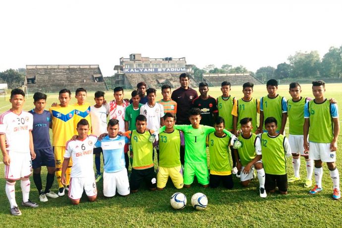 30 boys join the Kalyani-leg of the FIFA U-17 World Cup Scouting Programme (Photo courtesy: AIFF Media)