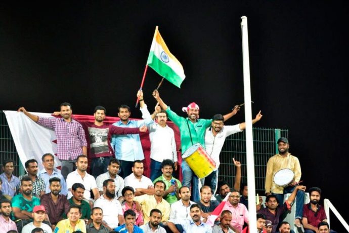 Indian football fans (Photo courtesy: AIFF Media)