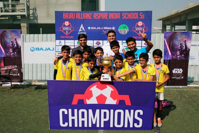 Vidya Bhavan emerge Aspire India School 5s champs (Photo courtesy: Aspire India Football)