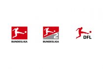 Logos of the Bundesliga. Bundesliga 2 and Deutsche Fußball-Liga (DFL)