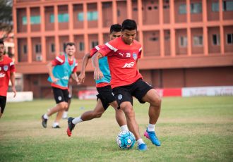Bengaluru FC striker Daniel Lalhlimpuia in training (Photo courtesy: Bengaluru FC)