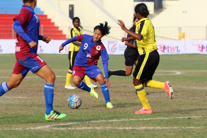 Two hat-tricks help Eastern Sporting Union rout Jeppiar Institute of Technology FC in the Indian Women's League (Photo courtesy: AIFF Media)
