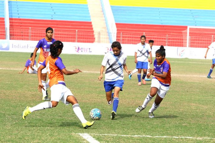 FC Pune City and FC Alakhpura play a goalless draw in the Indian Women's League (IWL). (Photo courtesy: AIFF Media)