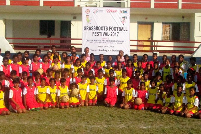 Sundargarh organises Grassroots Football Festival for boys & girls (Photo courtesy: Football Association of Odisha)