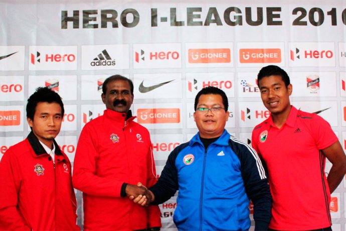 Shillong Lajong FC v Chennai City FC pre-match press conference (Photo courtesy: Shillong Lajong FC)
