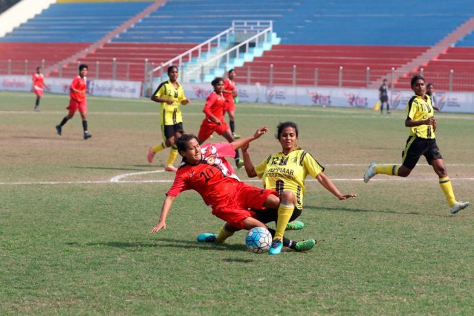 Rising Student Club qualify for Indian Women's League semis (Photo courtesy: AIFF Media)