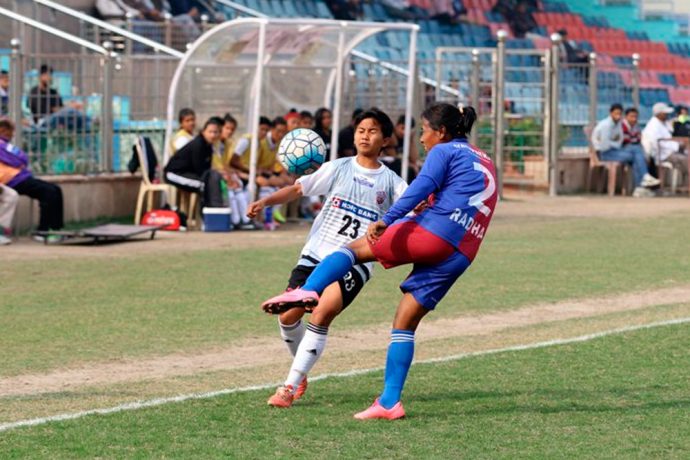 12-year old Senorita Nongpluh catches the eye in Indian Women's League (Photo courtesy: AIFF Media)