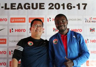Shillong Lajong FC head coach Thangboi Singto and Dipanda Dicka (Photo courtesy: Shillong Lajong FC)