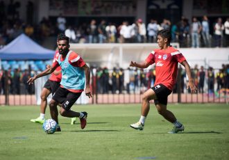 Bengaluru FC striker CK Vineeth in training at the Bangalore Football Stadium, in Bengaluru (Photo courtesy: Bengaluru FC)