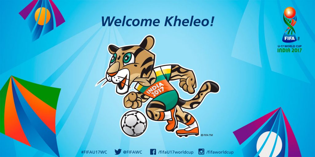Khelo, the Official Mascot of the FIFA U-17 World Cup India 2017 (© FIFA)