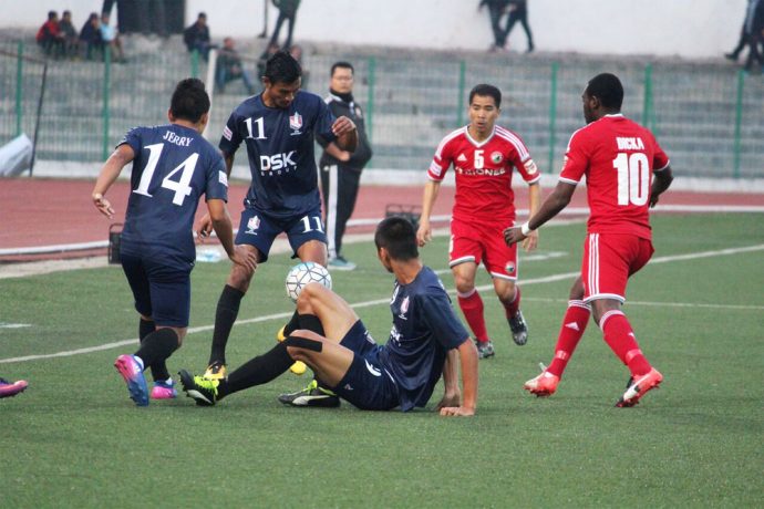 DSK Shivajians FC beat home-favourite Shillong Lajong FC (Photo courtesy: I-League)