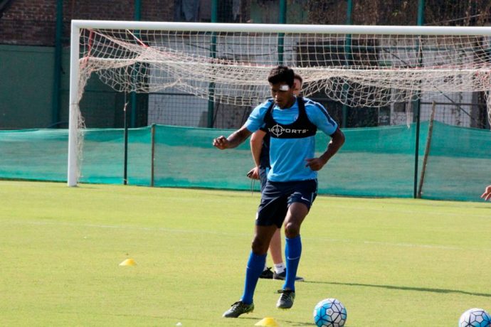 India defender Arnab Mondal (Photo courtesy: AIFF Media)