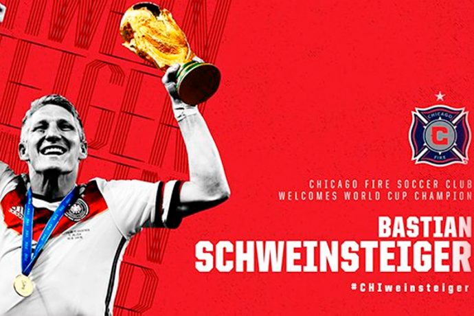 Chicago Fire acquires Germany legend Bastian Schweinsteiger as Designated Player (Image courtesy: Chicago Fire SC)
