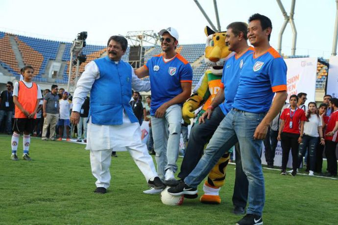 Football takes over Gujarat with Mission XI Million Festival in Ahmedabad (Photo courtesy: FIFA U-17 World Cup India 2017 LOC)