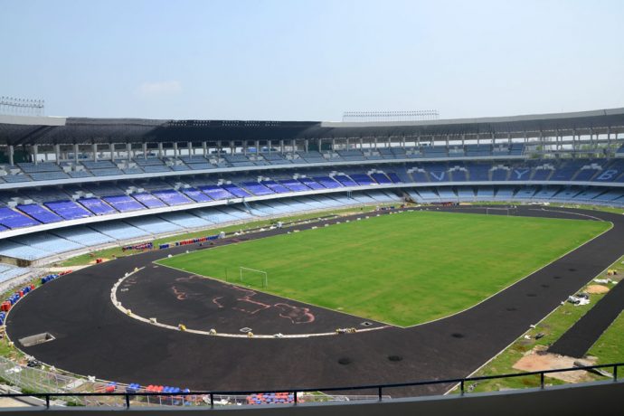 Kolkata's iconic Vivekananda Yuva Bhartiya Krirangan Saltlake Stadium (Photo courtesy: FIFA U-17 World Cup India 2017 LOC)