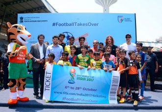 Football Takes Over Mumbai at MXIM Festival with World Cup winner Carles Puyol (Photo courtesy: FIFA U-17 World Cup India 2017 LOC)