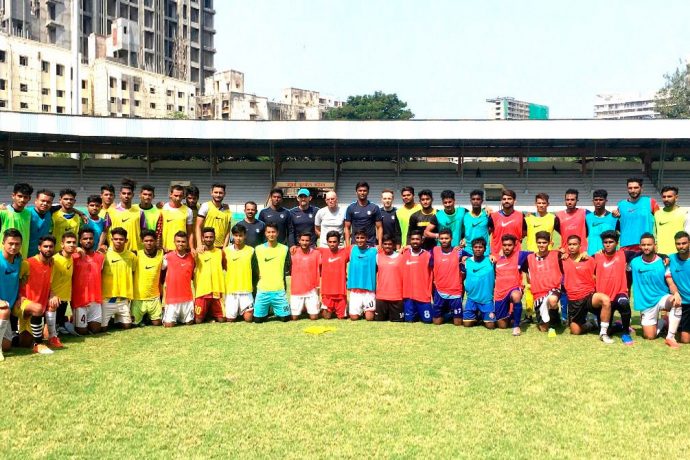 Scouted players from Universities & Santosh Trophy attend India U-23 trials (Photo courtesy: AIFF Media)