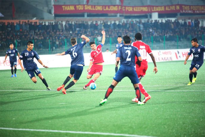 Shillong Lajong face DSK Shivajians in the last Group B match (Photo courtesy: Shillong Lajong FC)