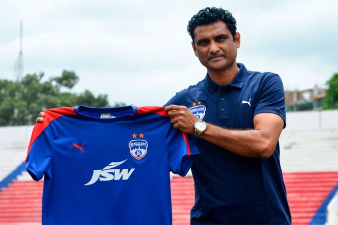 Naushad Moosa joins Bengaluru FC as Indian Assistant Coach (Photo courtesy: Bengaluru FC)