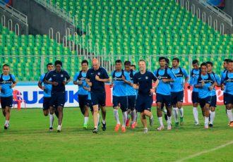 Indian national team training session in Mumbai (Photo courtesy: AIFF Media)