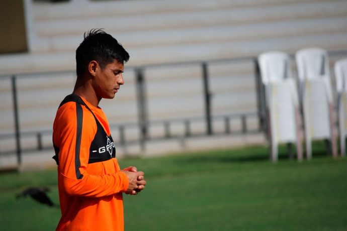 Indian national team star Eugeneson Lyngdoh (Photo courtesy: AIFF Media)