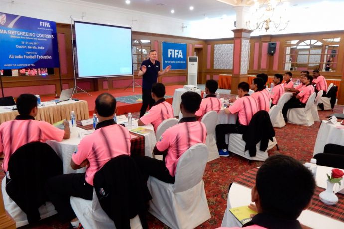 MA Refereeing Courses kicks off in Kochi (Photo courtesy: AIFF Media)