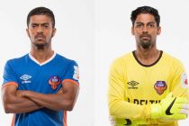 FC Goa stars Mandar Rao Dessai and Laxmikanth Kattimani (Photo courtesy: FC Goa)