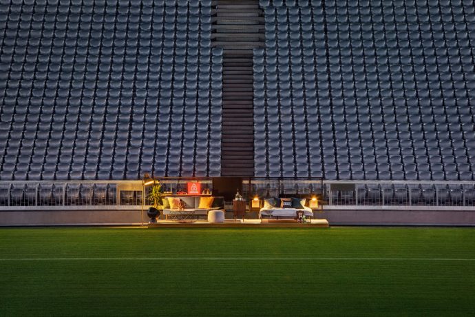 Audi Cup: Audi and Airbnb transform Allianz Arena into a home (Photo courtesy: AUDI AG)