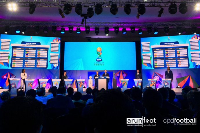 FIFA U-17 World Cup India 2017 Official Draw at the Sahara Star Hotel in Mumbai on July 7, 2017. (Photo courtesy: arunfoot / CPD Football)